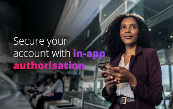 Secure your account with in-app authorisation