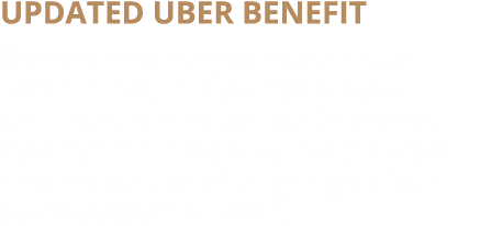 Updated Uber Benefit Clients can now easily activate their Uber benefit in the app  In addition, we have seen that ou   