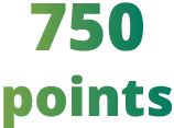 750 points