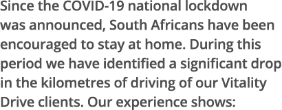 Since the COVID-19 national lockdown was announced, South Africans have been encouraged to stay at home  During this    