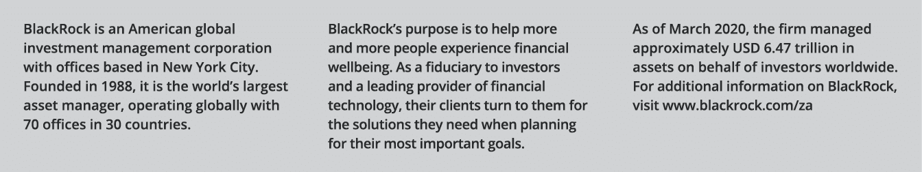 BlackRock is an American global investment management corporation with offices based in New York City  Founded in 198   