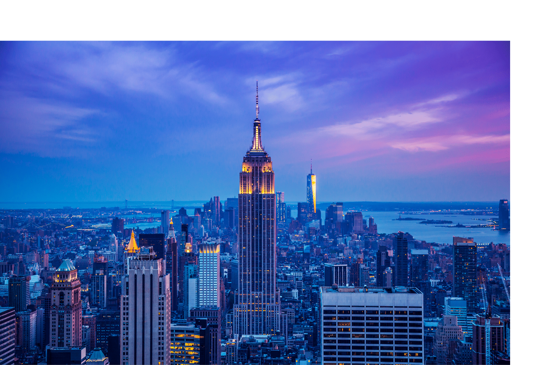 Empire State Building at night