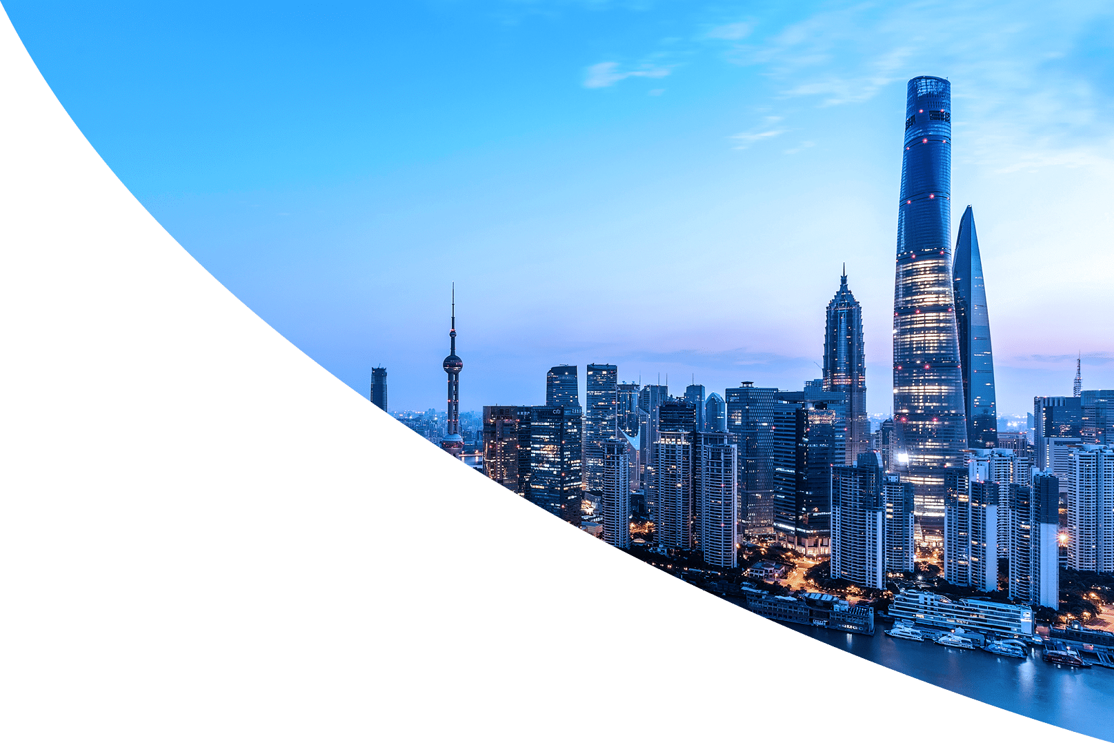 View of Shanghai Lujizui Financial District 