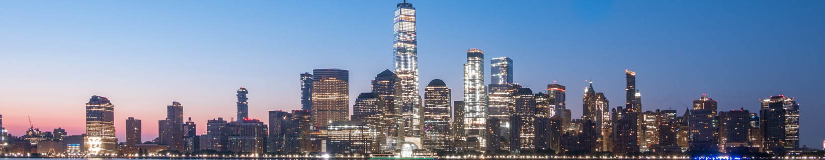 cityscape of modern city in new york