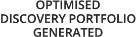 Optimised Discovery Portfolio generated